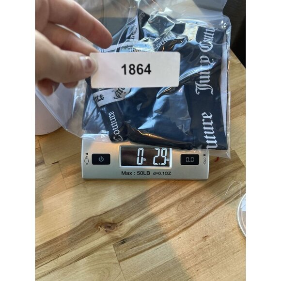 Juicy Couture Y2K Womens Sports Bra Small Logo Black White Stretch Activewear - Picture 3 of 3